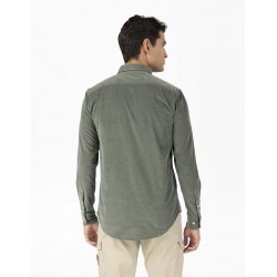 Camisa marfil custom fit El Pulpo manga larga