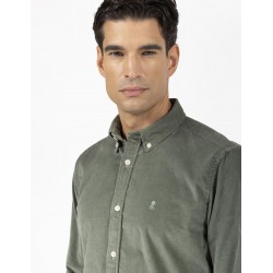 Camisa marfil custom fit El Pulpo manga larga