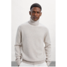 JERSEY CUELLO VUELTO BEIGE ECOALF