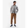 Camisa franela gris BARBOUR