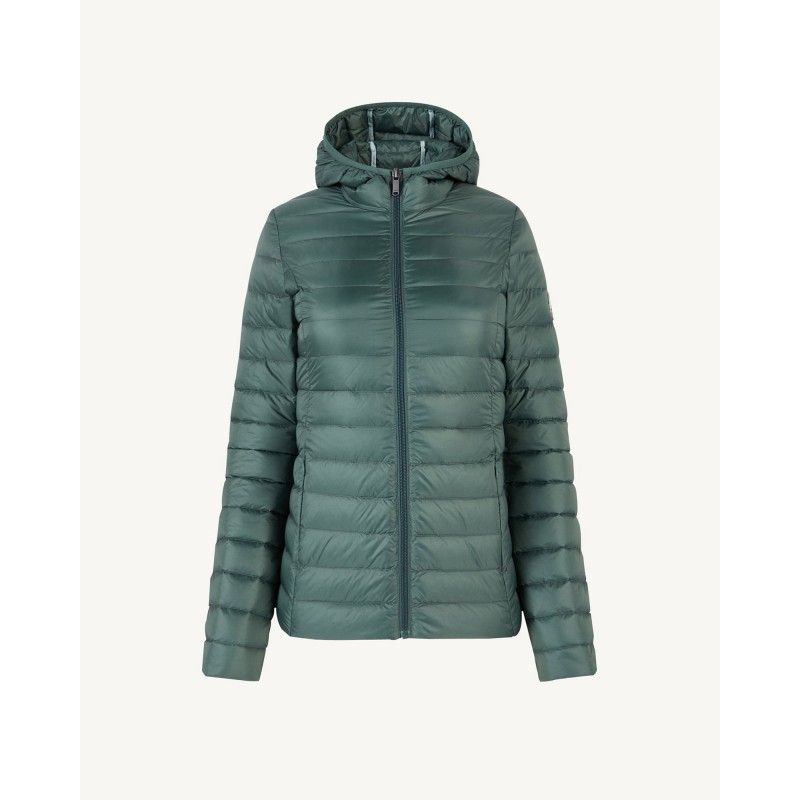 Chaqueta con capucha (20A VERDE) plumón JOTT