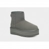 Botas plataforma Classic Mini gris (rainstom) UGG