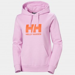 SUDADERA logo rosa naranja HELLY HANSEN