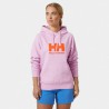 SUDADERA logo rosa naranja HELLY HANSEN