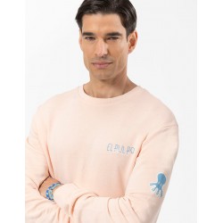 Sudadera Rosa elPulpo – Estilo y Algodón Orgánico