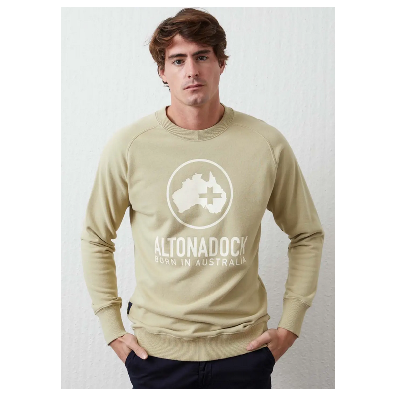 Sudadera verde logo blanco ALTONADOCK