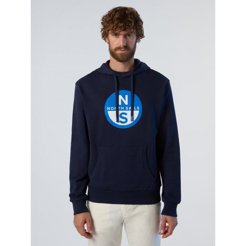 SUDADERA CAPUCHA MARINO NORTH SAILS