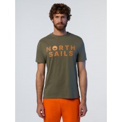 CAMISETA LETRAS VERDE NORTH SAILS