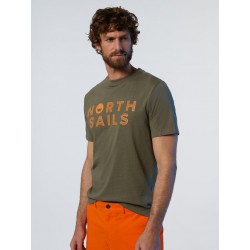 CAMISETA LETRAS VERDE NORTH SAILS