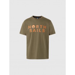 CAMISETA LETRAS VERDE NORTH SAILS