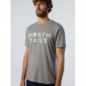 CAMISETA LETRAS GRIS NORTH SAILS