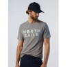 CAMISETA LETRAS GRIS NORTH SAILS