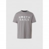 CAMISETA LETRAS GRIS NORTH SAILS