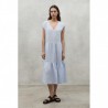 vestido lino arcilla Ecoalf