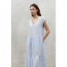 vestido lino arcilla Ecoalf