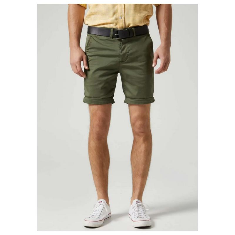Bermuda chino verde hombre | Pantalón corto casual verano