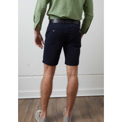 Bermuda azul marino hombre | Pantalón corto elegante verano