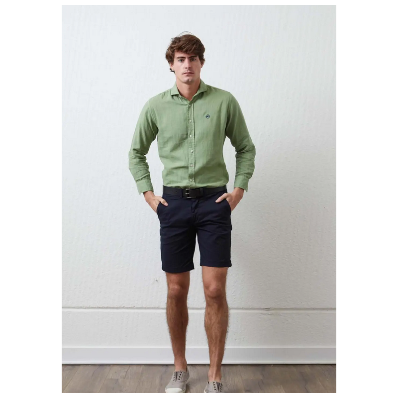 Bermuda azul marino hombre | Pantalón corto elegante verano