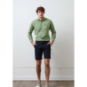 Bermuda azul marino hombre | Pantalón corto elegante verano