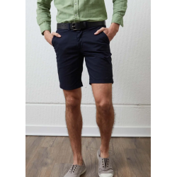 Bermuda azul marino hombre | Pantalón corto elegante verano
