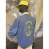 Sudadera celeste/amarillo EOLO SANXENXO