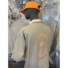 Sudadera faro beis/naranja EOLO SANXENXO