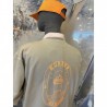 Sudadera faro beis/naranja EOLO SANXENXO