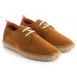 Blucher piel yute ocre Abarca