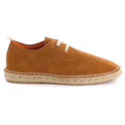 Blucher piel yute ocre Abarca