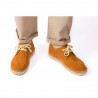 Blucher piel yute ocre Abarca