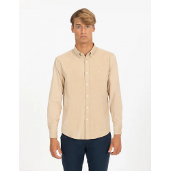 Camisa Micropana Beige El...