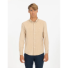 Camisa Micropana Beige El Pulpo