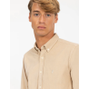 Camisa Micropana Beige El Pulpo