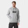 Sudadera Capucha Logo Gris Helly Hansen