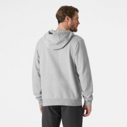 Sudadera Capucha Logo Gris Helly Hansen