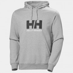 Sudadera Capucha Logo Gris Helly Hansen