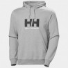 Sudadera Capucha Logo Gris Helly Hansen