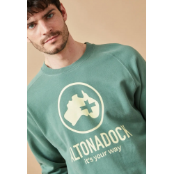 Sudadera Verde Logo Altonadock