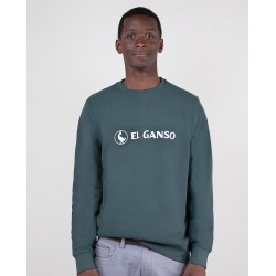 Sudadera verde logo EL GANSO