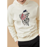 Sudadera Capucha Beige Pez Altonadock
