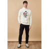 Sudadera Capucha Beige Pez Altonadock