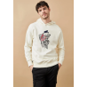 Sudadera Capucha Beige Pez Altonadock