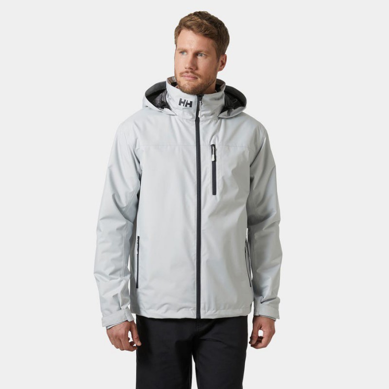 Cazadora Crew Hooded Gris Helly Hansen