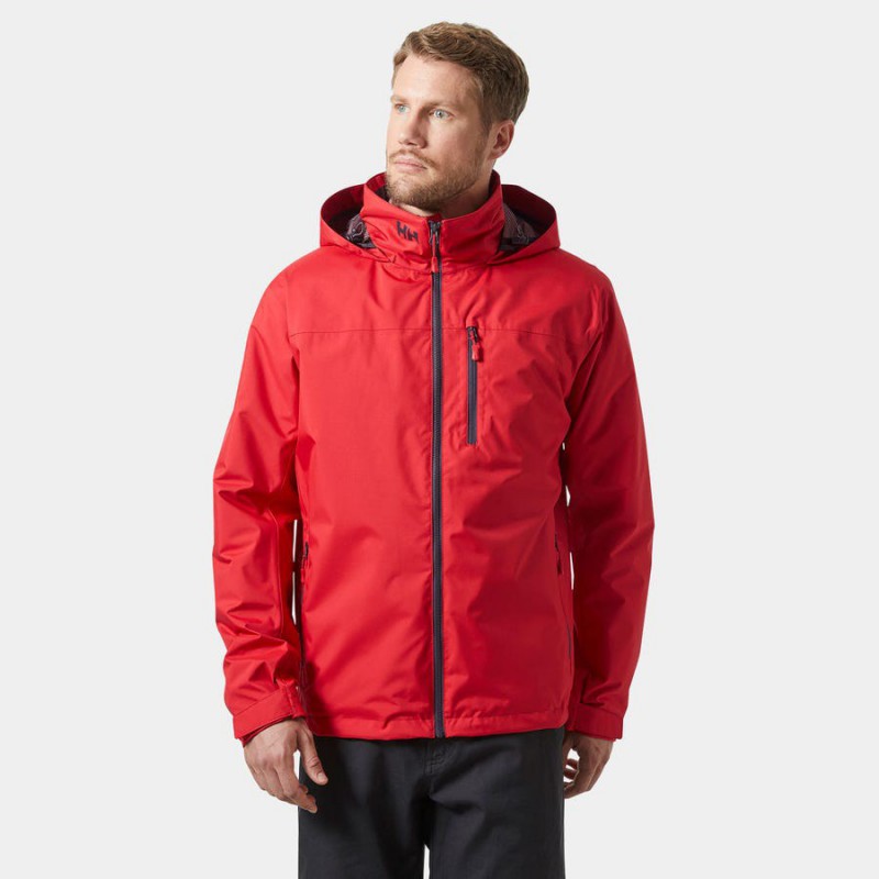 Cazadora Crew Hooded Roja Helly Hansen