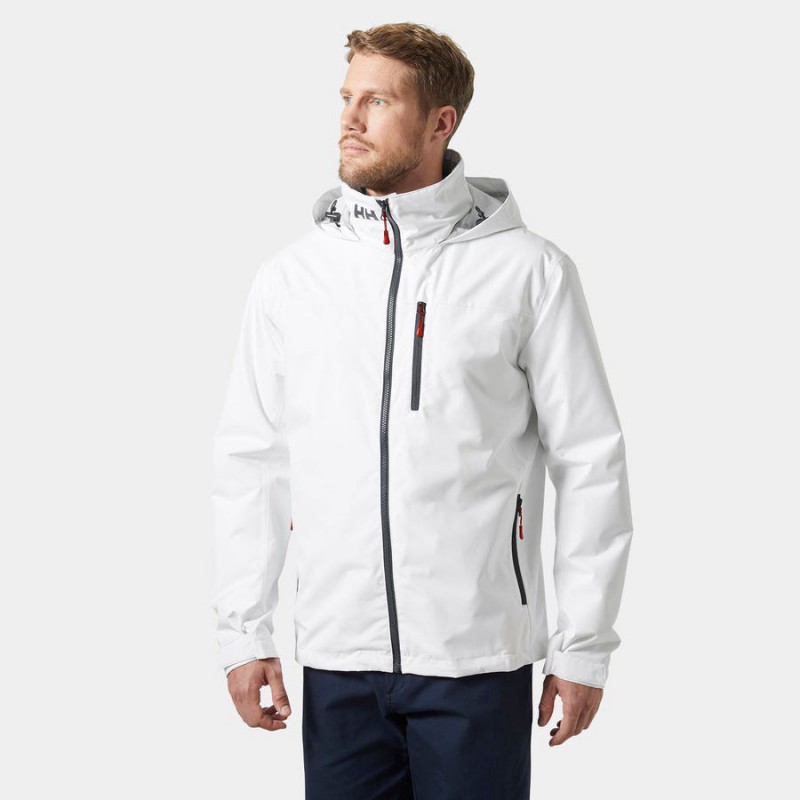 Cazadora Crew Hooded Blanca Helly Hansen