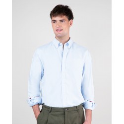 Camisa Oxford Celeste El Ganso