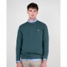 sudadera cuello caja verde El Ganso