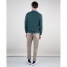 sudadera cuello caja verde El Ganso