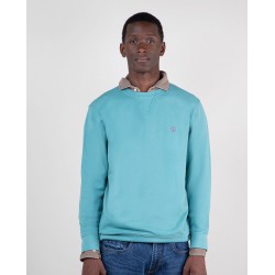Sudadera hombre algodón Better Cotton | Acabado lavado y logo bordado