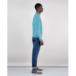 Sudadera hombre algodón Better Cotton | Acabado lavado y logo bordado